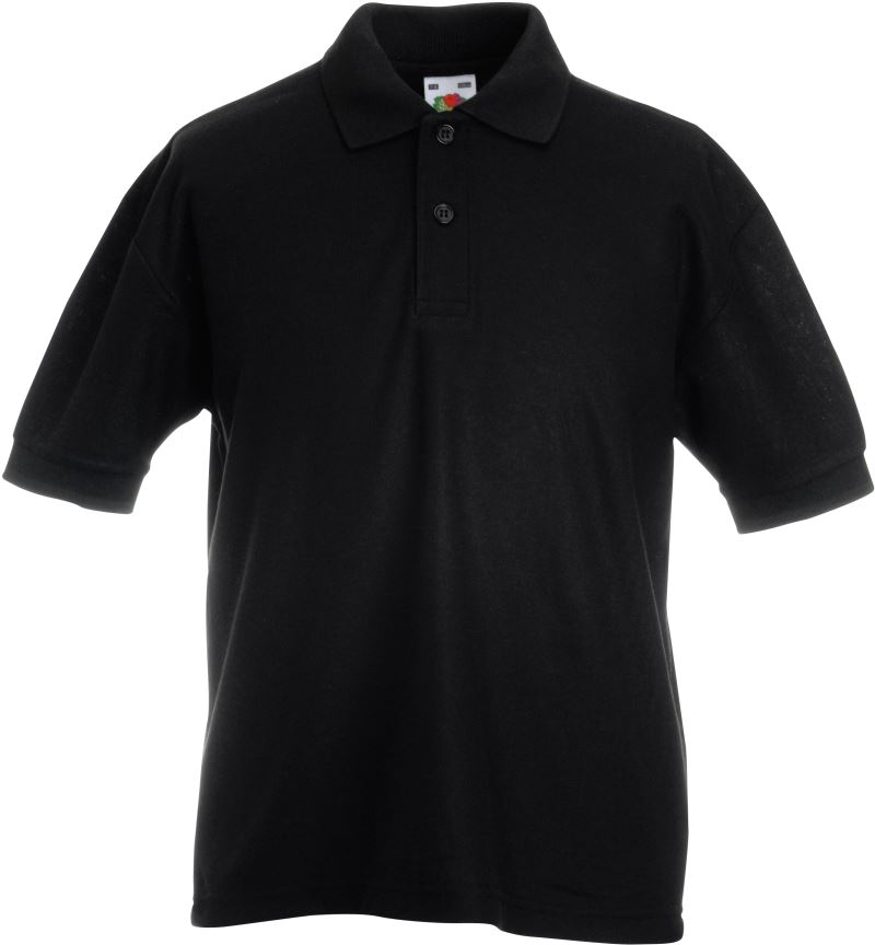 F.O.L. | Kids 65/35 Polo – 16.3417 – black