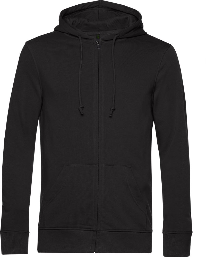 B&C | Inspire Zipped Hood_° – 01.U35B – black pure