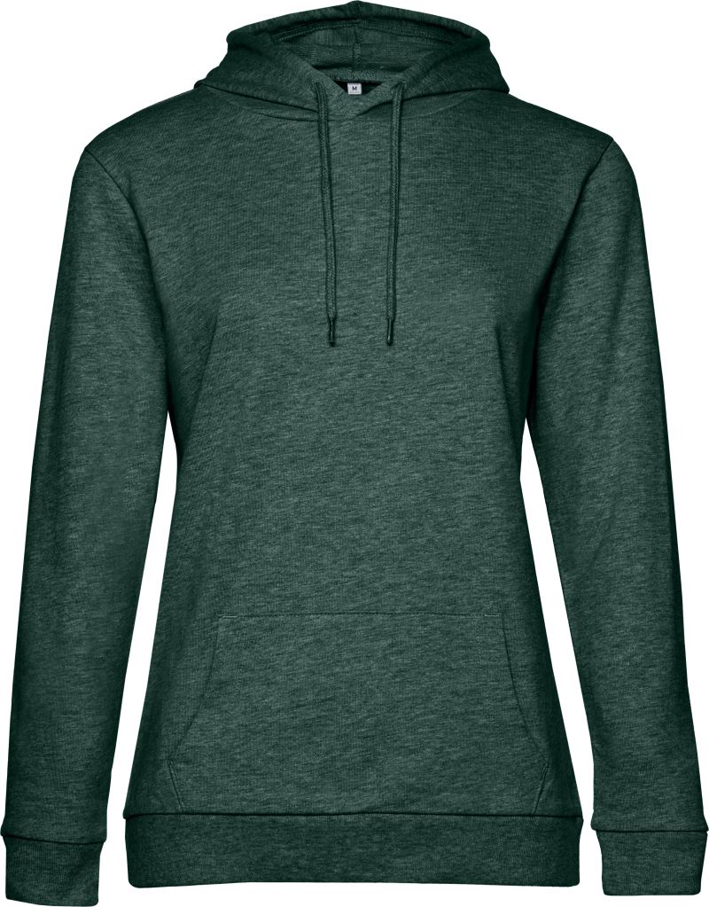 B&C | #Hoodie /women – 01.W04W – heather dark green