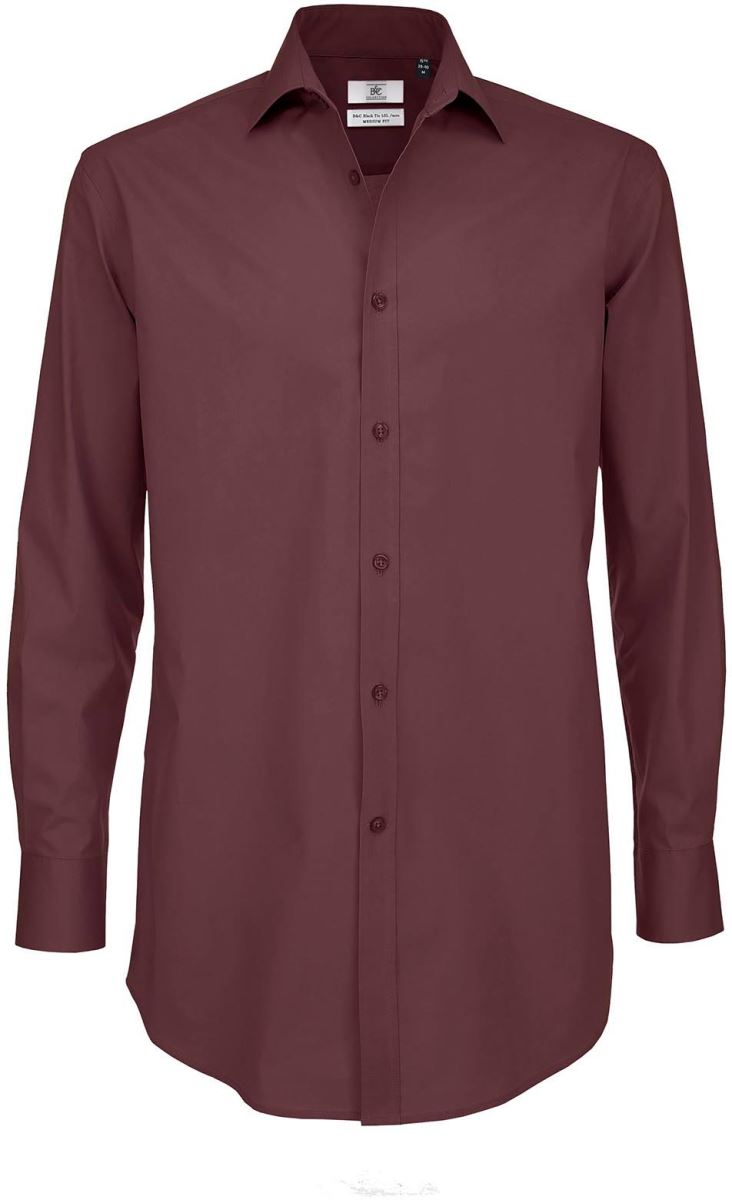 B&C | Black Tie LSL /men – 01.0P21 – luxurious red