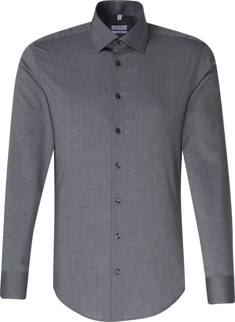 Seidensticker | Shirt Shaped LSL – 78.1000 – anthracite