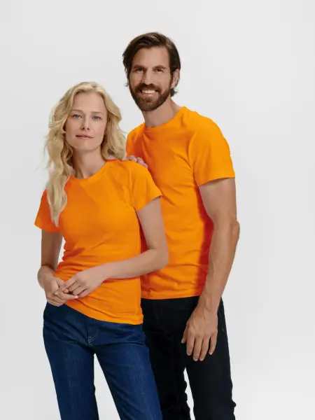 MALFINI Basic 129 tričko pánske mandarínkovo oranžové