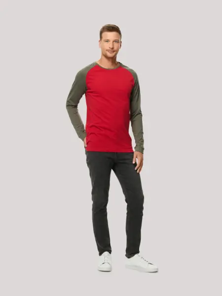 RIMECK Street LS 130 tričko unisex marlboro červené
