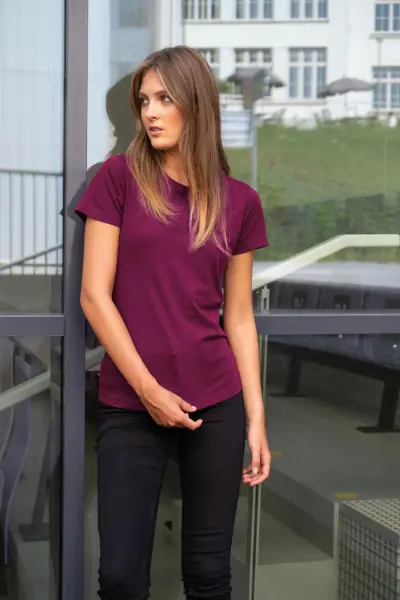 MALFINI Basic 134 tričko dámske fuchsiové