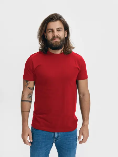 MALFINI Heavy New Free F37 tričko unisex červené