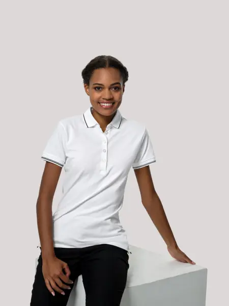 MALFINI Perfection plain 253 polokošeľa dámska biela