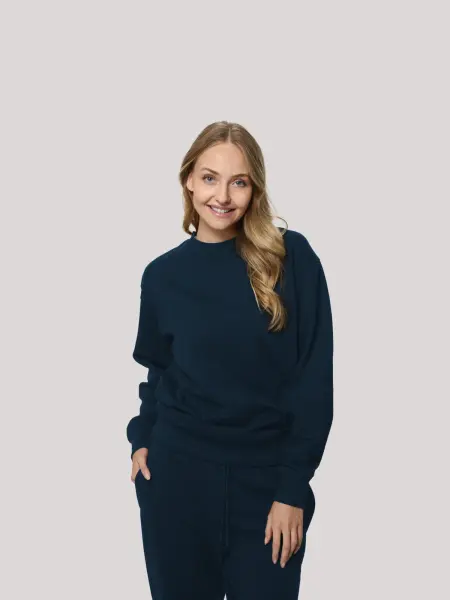 MALFINI Crew 426 mikina unisex námornícky modrá