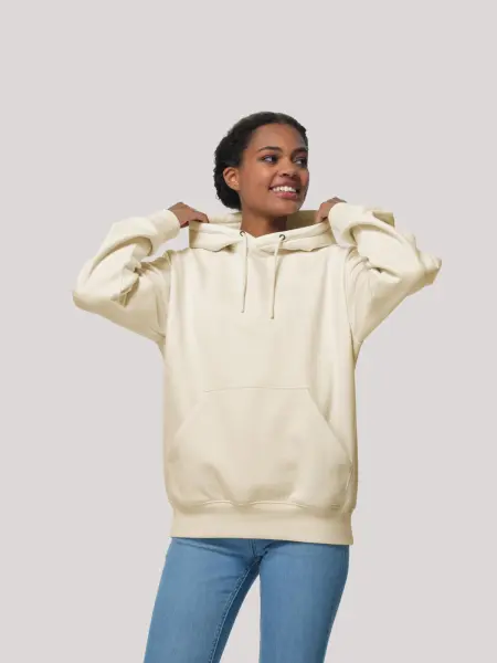 MALFINI Cloud (GOTS) 428 mikina unisex mandľová