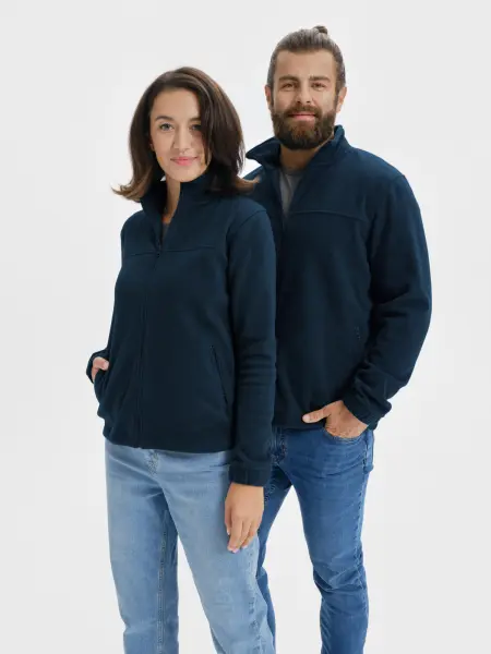 RIMECK Jacket 501 fleece pánsky námornícky modrý