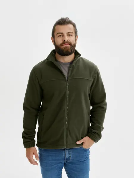 RIMECK Jacket 501 fleece pánsky military
