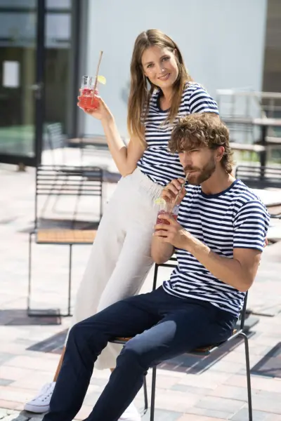 MALFINI Sailor 804 tričko dámske námornícky modré