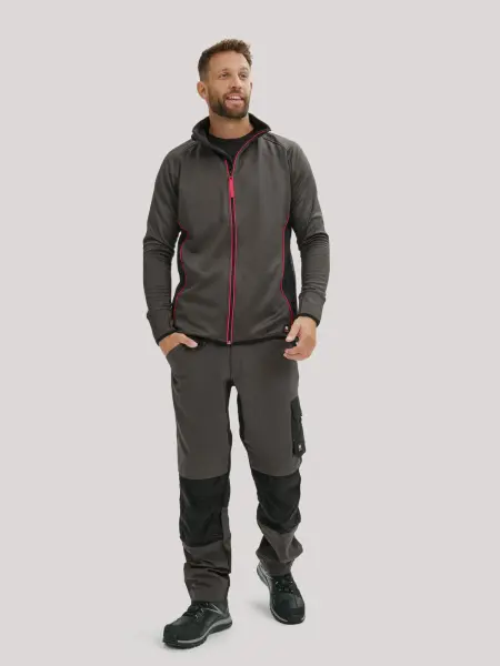 RIMECK Vertex W41 fleece pánsky ebony gray